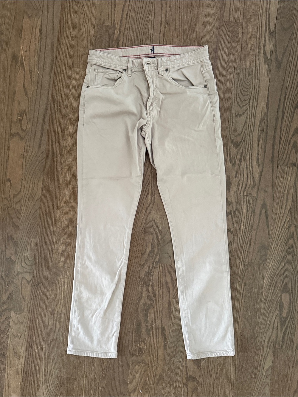 johnnie-O beige Straight Pants